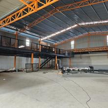 Newly built warehouse space can fit 40 feet container