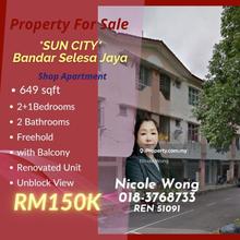 Bandar Selesa Jaya Shop Apartment For Sale
