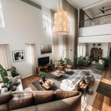 Corner Bungalow with double volume ceiling 