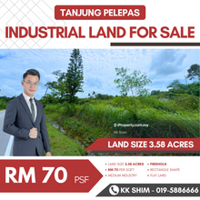 Tanjung Pelepas 3.58 Acres Industrial Land for Sale