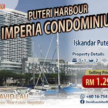 Puteri Harbour Imperia Condominium 4 Bedrooms 2 Bathrooms Marina View