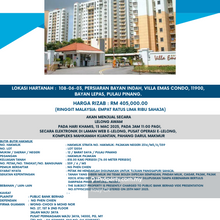 Auction Villa Emas Condo !! Below Market Price!