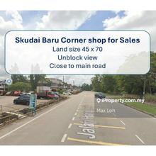 Taman Skudai Baru, 2 Storey Shop Corner, Bua 6,352 Sqf