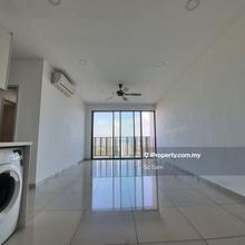 Partially furnished 2 rooms with facilities and short walk to Mall