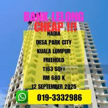 Bank Lelong Freehold Nadia Desa Park City Kuala Lumpur