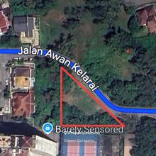 Jalan Awan Kelarai Taman Yarl KL Bungalow land 3 lots Freehold