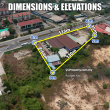 Menggatal Roadside Industral Land Country Lease 999 yrs