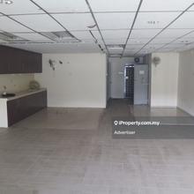 The ground floor of a shop apartment fronting main road