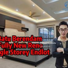Batu Berendam Fully Reno Single Storey Endlot House Move In Condition 