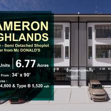 3 Storey Semi D , Cameron Highland , Brinchang, For Sale 