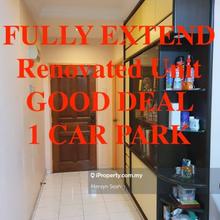 Fully Extend Unit Renovated Well Maintain 1 Cp Middle floor Good Deal