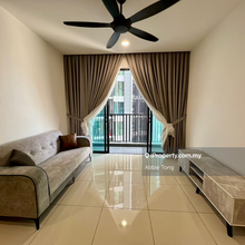 Aratre 2r2b 2carpark beside lrt station fully furnished brand new