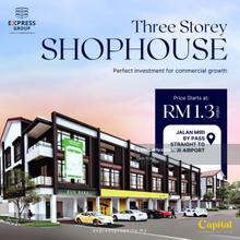 3 Storey Shophouse at Capital Commercial Park, Miri Bypass