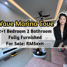 Wave Marina Cove, 2 plus 1 Bedroom, Fully Furnished, Gated Guarded