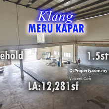 Meru Kapar Freehold Semi Detached Factory 1.5storey 200amp 30ft