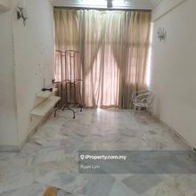 Walk up apartment, partly furnish
