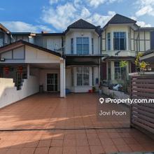 Extended kicthen double storey house 