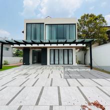 Home Office Setting Detached Bungalow Facing Green