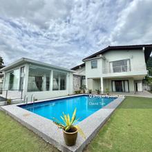Taman Hillview Ulu Kelang For Rent 2 Storey Bungalow with Pool P.Fur