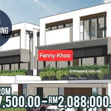 New 3 storey terrace corner/cl 999/ damai lintas Bukit Padang