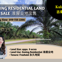 Kulai 9 acres Zoning Residential Land