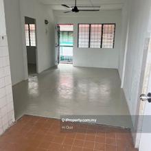 Newly painted flat at kota damansara  for rent 