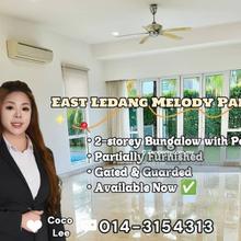 Melody Park, East Ledang @ 2-storey Bungalow with Pool