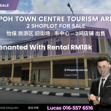 Ipoh Town Tourism Area Double Storey 2 Adjoining Corner Shoplot