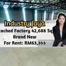 Taman Industry Jaya Brand New Detached Factory, Land Size 42,688 Sqft