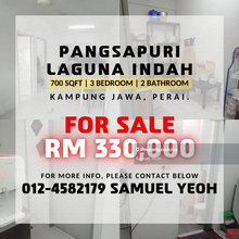 Pangsapuri Laguna Indah, Kampung Jawa Perai Penang, for Sale.