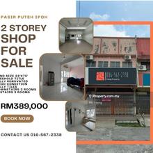 Freehold 2sty shop nearby Ipoh town centre