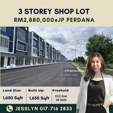 Jalan Jaya Putra, Jp Perdana, 3 Storey Shop Lot For Sale