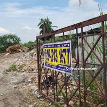 Klang Meru Industrial land for sale - 1 acre rectangular shape. Flat 