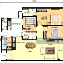Spacious Unit with 4 Rooms! Most Strategic USJ in Subang Jaya!