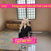 Kangkar Pulai Pangsapuri Merak Flat Renovated 2bed Low Cost 