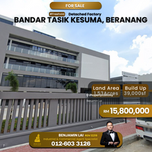 Bandar Tasik Kesuma, Beranang Freehold Detached Factory for Sale 