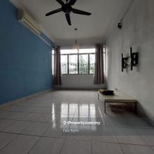 Partially Furnished. Apartment taman bukit pelangi subang jaya