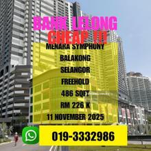 Bank Lelong Freehold Menara Symphony Tower Balakong Seri Kembangan
