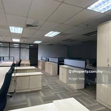 Furnished corporate office with parking spaces