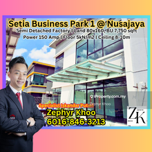 Setia Business Park 1 Semi Detached Factory For Rent