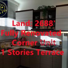 Prestige 3 - 1 Stories Terrace Corner Unit  Land:2668' Fully Renovated