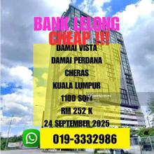 Bank Lelong Freehold Damai Vista Damai Perdana Cheras Kuala Lumpur