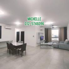 Fully furnished 3 bedrooms, 2 carparks 