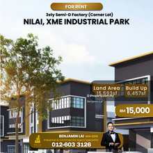 Xme Industrial Park, Nilai 3sty Semi-D Factory For Rent 