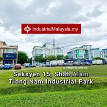 Tiong Nam Industrial Park Seksyen 15 Shah Alam Semi Detached Factory 