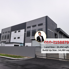 Jenjarom Banting E.T.P Kiip Factory Warehouse For Rent