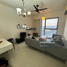 High floor good view. Good rent return. Near lrt station