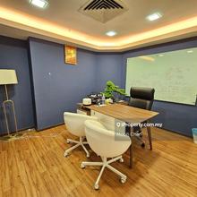 Nicely renovated, c/w 1 glass partition room, nice flooring & ceiling