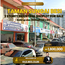 Taman Sungai Besi 2 Storey Industrial Shoplot For Sale