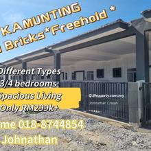Freehold Fully Extended ! Red Bricks House Kamunting For Sale